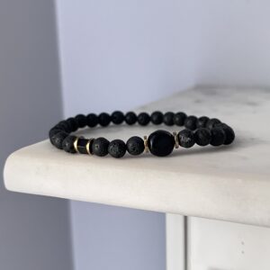 Bransoletka Obsydian