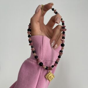 Naszyjnik Roses Rodonit