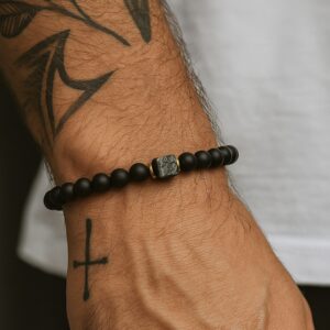 Bransoletka męska Midnight Stone