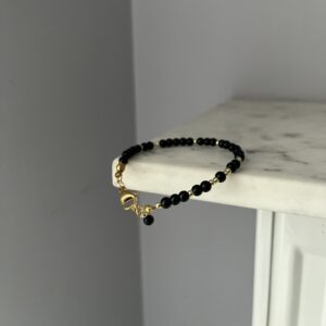 Bransoletka złoty akcent