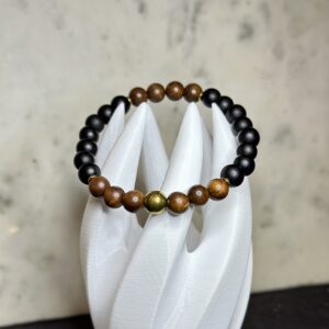 Bransoletka onyks drewno