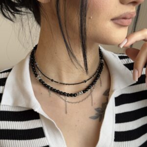 Naszyjnik warstwowy Midnight