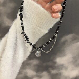 Naszyjnik w stylu Bridgerton z hyperstenu